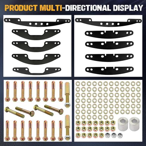 Front ATV Widening Kit with Hardware Brackets, Fit for Honda TRX250X 2009-2023 (Black) in Saudi Arabia
