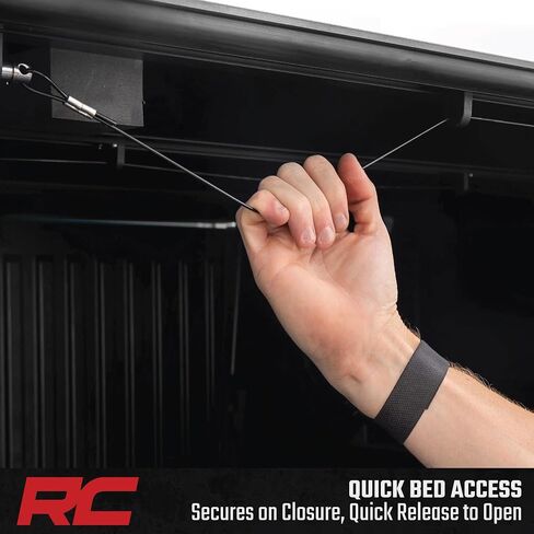 Rough Country Hard Flip Up Bed Cover for 2015-2020 Ford F-150 | 5'7" - 49220550 in Saudi Arabia