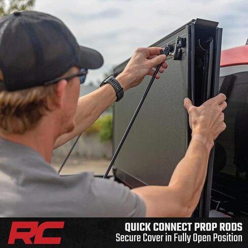 Rough Country Hard Flip Up Bed Cover for 2015-2020 Ford F-150 | 5'7" - 49220550 in Saudi Arabia