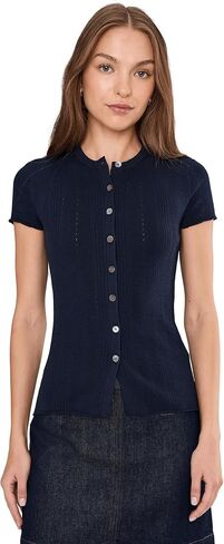 Madewell Women's Lilla Short Sleeve Cardigan in Saudi Arabia