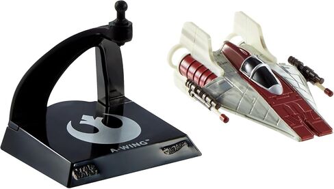 Hot Wheels Star Wars Starships Select A-Wing # 19، مركبة فاخرة مصبوبة بمقياس 1:50 in Saudi Arabia