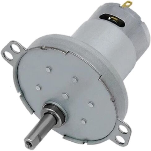 JS50/280 Metal Gear Motor, Quiet External Reduction Gearbox, Compact Design for Educational Projects, DIY Applications, Limited Space Installation in Saudi Arabia