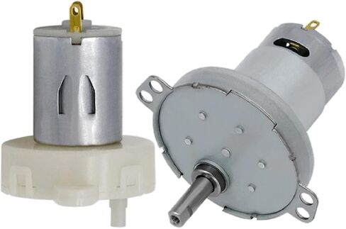 JS50/280 Metal Gear Motor, Quiet External Reduction Gearbox, Compact Design for Educational Projects, DIY Applications, Limited Space Installation in Saudi Arabia