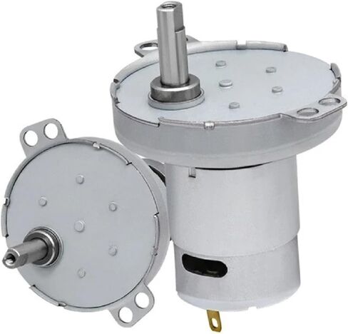 JS50/280 Metal Gear Motor, Quiet External Reduction Gearbox, Compact Design for Educational Projects, DIY Applications, Limited Space Installation in Saudi Arabia