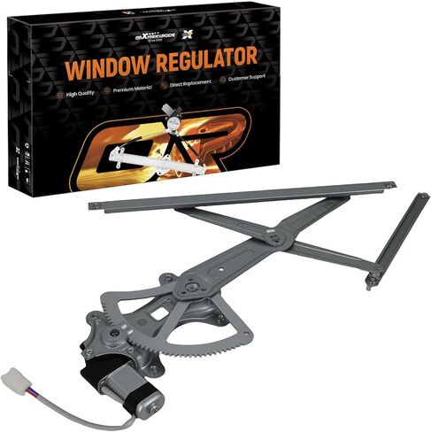 منظم نوافذ الطاقة maxpeedingrods مع محرك لسيارة Toyota Corolla EX 2003-2008 USA/CA بني 741506 6981012610 6981002170 جانب الركاب الأيمن الأمامي in Kuwait
