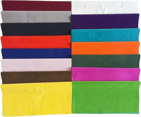 15pcs 12 x 12 Inches Solid DIY Flocked Fabric Suede Fabric Knitted Fleece Velvet DIY Material Set Precut Bundle Patchwork Squares for Home Crafts Sewing in Saudi Arabia