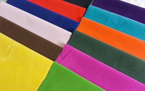 15pcs 12 x 12 Inches Solid DIY Flocked Fabric Suede Fabric Knitted Fleece Velvet DIY Material Set Precut Bundle Patchwork Squares for Home Crafts Sewing in Saudi Arabia