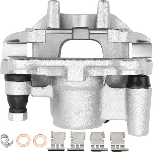 MAYASAF 19B2950 Rear Left Driver Side Disc Brake Caliper for Scion TC 2005-2010, with Mounting Bracket & Metal Piston in Saudi Arabia