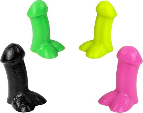 Funny Tire Valve Caps - 4 PCS Pencil Valve Stem Covers, Gag Gifts Pranks Tire Caps, Universal Wheel Accessories for Car, Bike, Motorcycle, White Elephant Gifts for Families, Friends, Coworkers, Black in Saudi Arabia