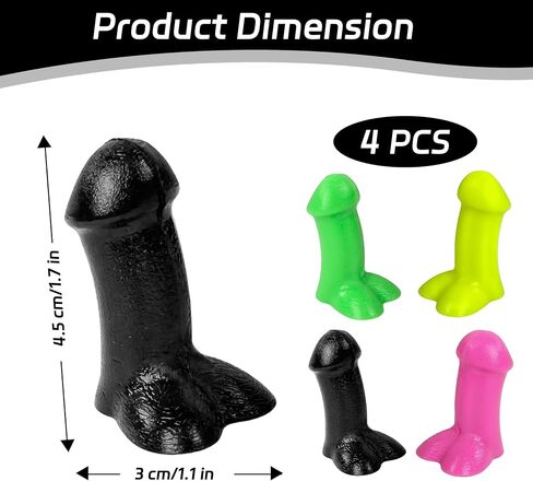Funny Tire Valve Caps - 4 PCS Pencil Valve Stem Covers, Gag Gifts Pranks Tire Caps, Universal Wheel Accessories for Car, Bike, Motorcycle, White Elephant Gifts for Families, Friends, Coworkers, Black in Saudi Arabia