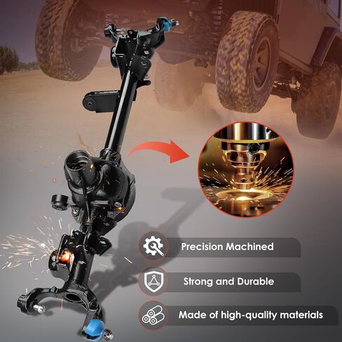 Front Axle Housing Assembly Fit for Jeep Wrangler 2007-2017, Wrangler JK 2018, Fit for DANA 30, 3.21 Front Axle Ratio, 3.6L 3.8L Only, Replace OE 68004068AA, 68004068AB, 68004068AC, 68004069AA in Saudi Arabia