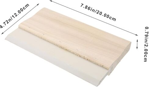 Wear-Resistant Screen Printing Squeegee with Rubber Wood Handle Ink Scraper for Flat Printing and Textile Applications Manual Screen Ink Scraper Replacement Tool in Saudi Arabia