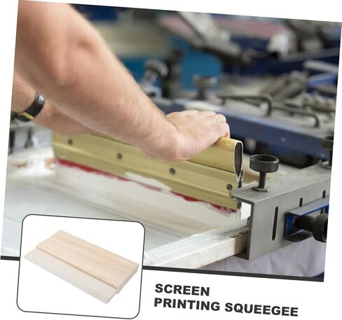 Wear-Resistant Screen Printing Squeegee with Rubber Wood Handle Ink Scraper for Flat Printing and Textile Applications Manual Screen Ink Scraper Replacement Tool in Saudi Arabia