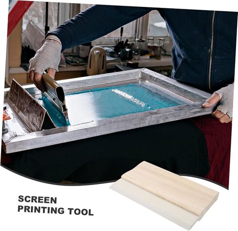 Wear-Resistant Screen Printing Squeegee with Rubber Wood Handle Ink Scraper for Flat Printing and Textile Applications Manual Screen Ink Scraper Replacement Tool in Saudi Arabia