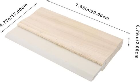 Wood Handle Screen Printing Squeegee Rubber Ink Scraper for Screen Printing Manual Textile Ink Spreader Shirts Tote Bags Posters in Saudi Arabia