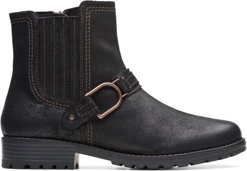 Clarks Women's Aspra Buckle Ankle Boot in Saudi Arabia