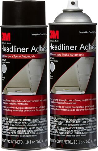 3M 38808 Headliner and Fabric rMHrh Adhesive, 18.1 Oz (2 Pack) in Saudi Arabia