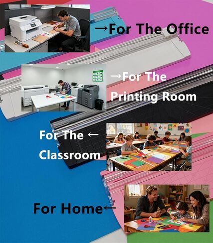 Portable A5 Paper Cutter,10.6Inch Titanium Straight Paper Trimmer with Security Blade and Foldable Ruler,Scrapbook Paper Cutters for Cardstock Coupon,Label,Christmas and Birthday Gifts(1PC,Pink) in Saudi Arabia