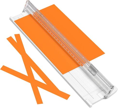 Portable A5 Paper Cutter,10.6Inch Titanium Straight Paper Trimmer with Security Blade and Foldable Ruler,Scrapbook Paper Cutters for Cardstock Coupon,Label,Christmas and Birthday Gifts(1PC,Pink) in Saudi Arabia