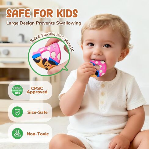 JoyCat Magnetic Letters and Numbers Fridge Magnets, Soft PVC Learning Refrigerator Toy Set for Kids & Toddlers, 26 Animal Alphabet Letters and 0-9 Numbers, Birthday Gift for Baby Boys and Girls in Saudi Arabia