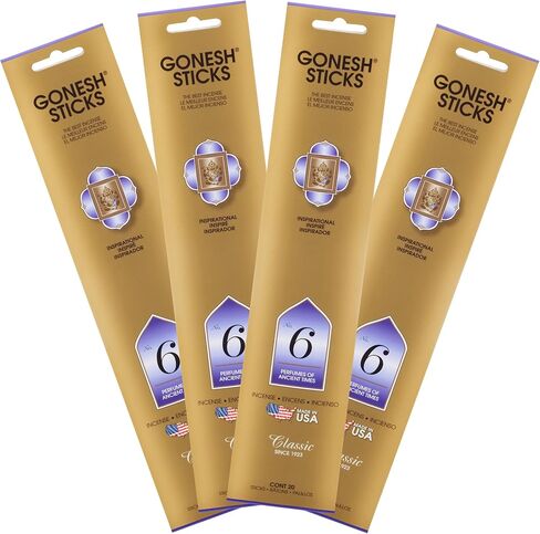 Gonesh Classic Collection #4 Incense (4 Pack), 4 Piece in Saudi Arabia