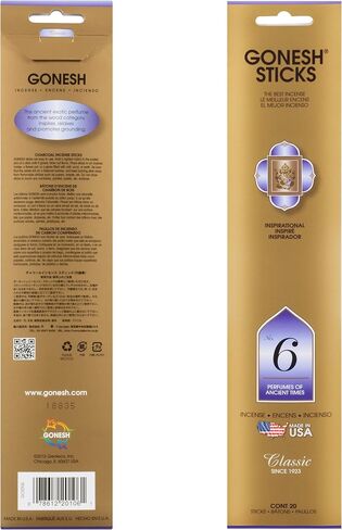 Gonesh Classic Collection #4 Incense (4 Pack), 4 Piece in Saudi Arabia