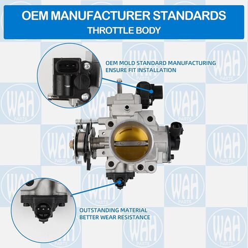 16400P8CA21 مجموعة جسم الخانق متوافقة مع 1998-2001 Honda Accord 1999-2003 Honda Odyssey 1998-2003 Acura TL 1997-2003 Acura CL 16400-P8C-A21 in Kuwait