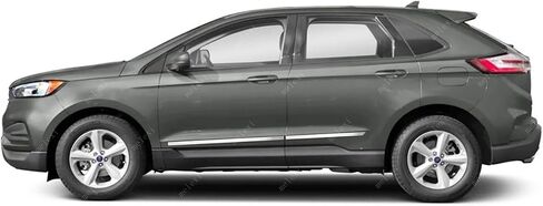 MELEXI Chrome Side Door MOLDING 4 Door S.Steel Compatible with Ford Edge 2015 Onwards in Saudi Arabia
