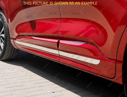 MELEXI Chrome Side Door Protector 4 Door 4 PCS S.Steel Compatible with Hyundai Accent HB 2012 to 2017 in Saudi Arabia