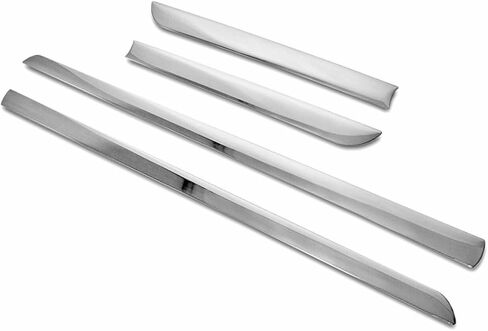 MELEXI Chrome Side Door MOLDING 4 Door 4 PCS S.Steel Compatible with Acura MDX 2014 to 2021 in Saudi Arabia