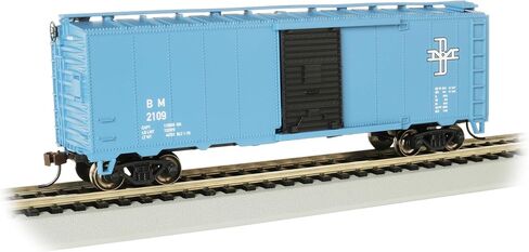 Bachmann Trains 40' Box Car - Boston & Maine #2109 - HO Scale, Protypical Blue in Saudi Arabia