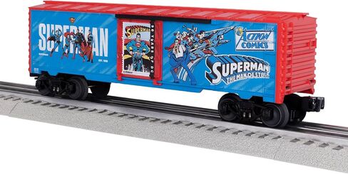 Lionel DC Comics Superman 90 Years of DC O Gauge Model Train Boxcar in Saudi Arabia