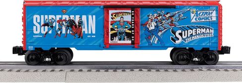 Lionel DC Comics Superman 90 Years of DC O Gauge Model Train Boxcar in Saudi Arabia