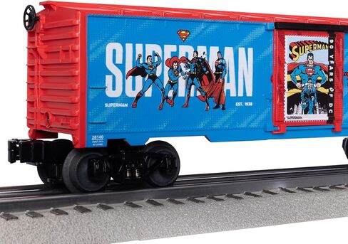 Lionel DC Comics Superman 90 Years of DC O Gauge Model Train Boxcar in Saudi Arabia