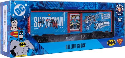 Lionel DC Comics Superman 90 Years of DC O Gauge Model Train Boxcar in Saudi Arabia