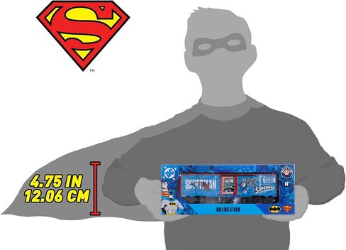 Lionel DC Comics Superman 90 Years of DC O Gauge Model Train Boxcar in Saudi Arabia