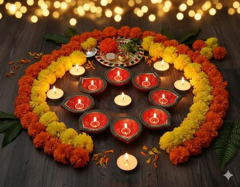 Handmade Terracoaat Set of 12 Multicolor Clay Diya for Diwali/Navratri Decorations Oil Lamp Diwali Clay Diya Tea Light Holder Indian Decor Festival Gifts Puja Items in Saudi Arabia