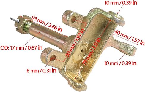 عجلات Go Kart مقاس 145/70-6 مع إطارات بدون أنابيب، تناسب Quad ATV وUTV وجزازة العشب وDB30 وColeman CT100U وKazuma Roketa 110cc/125cc، وتتضمن عجلتين ومفاصل توجيه ومحاور العجلات الأمامية (TK045) in Kuwait