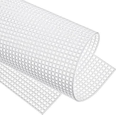 20 Pieces 7 Count Plastic Mesh Canvas Sheets, 8 x 12 Inch Plastic Canvas, Acrylic Yarn Crafting, Knit Crochet Projects and Make Dividers in Saudi Arabia