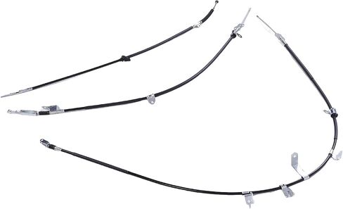 aqxreight Brake Cable Set, Front Rear Left Right Hand Brake Cable Replacement for Hilux GGN25 KUN26 2005 2016, with High Performance Metal Material for Easy Installation and Durability in Saudi Arabia