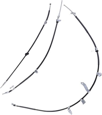 aqxreight Brake Cable Set, Front Rear Left Right Hand Brake Cable Replacement for Hilux GGN25 KUN26 2005 2016, with High Performance Metal Material for Easy Installation and Durability in Saudi Arabia