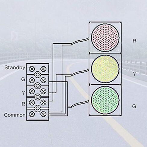 Green/Yellow/Red LED Light,100mm Pedestrian Crossing Traffic Lights,Can Be Used for Driving School Teaching, Movie Props, Bar Atmosphere Light Etc in Saudi Arabia
