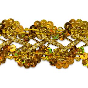 حواف من ذا يارد شارون سكالوب إيدج ترتر مجدول، فضي (20 ياردة) in Kuwait