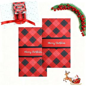 Handmade Waterfall Christmas Gift Card Booklet,Waterfall Gift Card Holder,DIY Trend Wow Note Holder,PartyGift Supplies with 4 Slots(2PC) in Kuwait