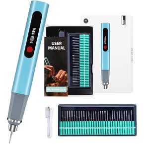 Engraving Pen, Upgrade 30000RPM Engraver Pen Tool, Cordless Engraver Pen USB Rechargeable for Metal, Wood, Glass, Plastic & All Materials, Cool Christmas Gift Ideas, Craft Kits for Adults in Kuwait