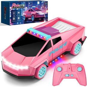 Remote Control Car Toys, 1:20 Police Theme RC Truck with Flashing LED Lights and Loadspace, 2.4 GHz Rechargeable Racing RC Cars Vehicle Toys for Kids Boys Girls 3 5 7 10, Christmas Birthday Gift in Saudi Arabia