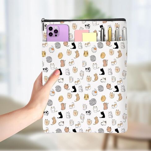 Classic Book Lovers Gifts,Book Sleeve,Vintage Forest Flower Waterproof Books Bag for Paperbacks with Zipper Front Pocket Bookish Accessories Gifts for Women Girls Sister Birthday Friendship in Saudi Arabia