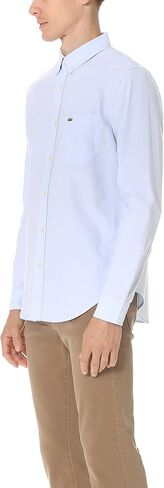 قميص Lacoste الرجالي ذو المقاس العادي من قطن أكسفورد in Kuwait