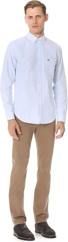 قميص Lacoste الرجالي ذو المقاس العادي من قطن أكسفورد in Kuwait
