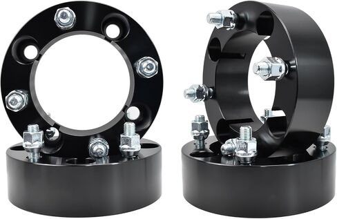فواصل عجلة Max Motosports 4x137 4/137 مم ATV 2 بوصة M12x1.5 4 قطع متوافقة مع Can-Am Maverick X3 Max Honda Talon Pioneer 1000 (فضي) in Saudi Arabia
